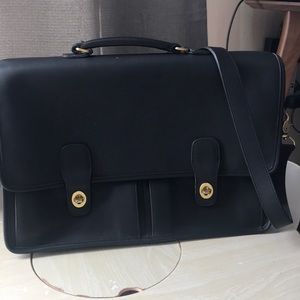 EUC Coach leather briefcase
